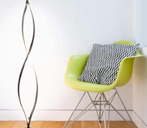 brightech twist modern led living room floor lamp