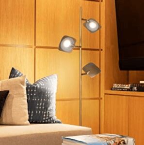 triple floor lamps for reading
