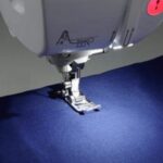 LED lit sewing machine work area