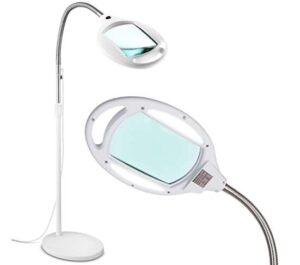 Reading floor lamps with magnifier for older people