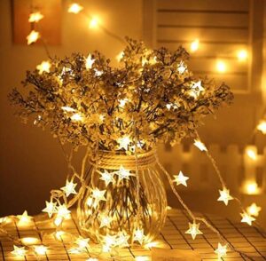 star decorative string lights