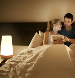 bedside table lamps touch control