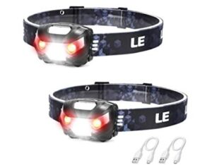 LE kids headlamp with rechargeable battery