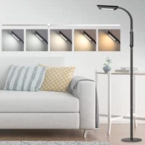 TaoTronics led floor lamp with dimmable light for reading