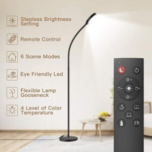 led floor lamp with remoter for reading