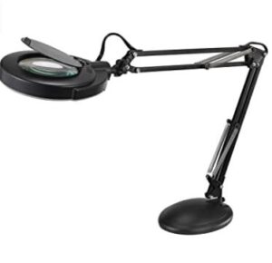 V-light magnifying desk lamp with full spectrum light