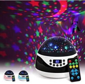 baby night light projector with remote control reviews