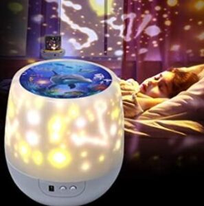 Shyson bedroom night light projector for 5 year old toddlers