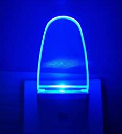 blue plug in night light