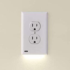 wall plate outlet with led night light