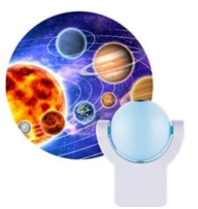 educational plug in space night light projector