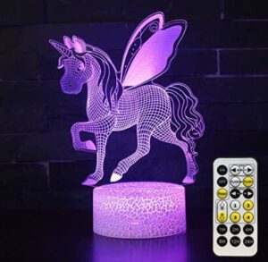 3d illusion night light with smart control