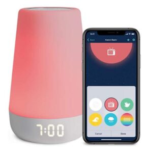 smart night table lamp with timer