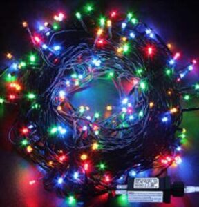 twinkling christmas tree lights