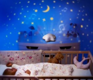 night light projector with music for baby