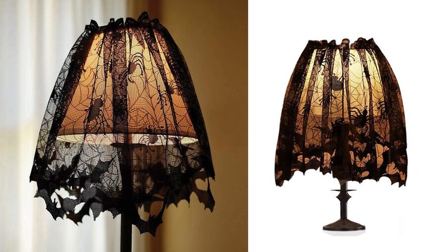 incorporate a Medieval lamp into a Gothic home decor style
