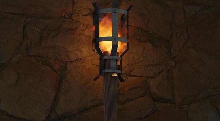 Incorporate the Lamp in a Dungeon-themed Room
