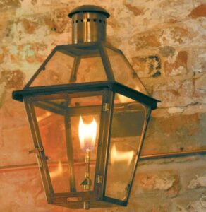 ancient gas lamps
