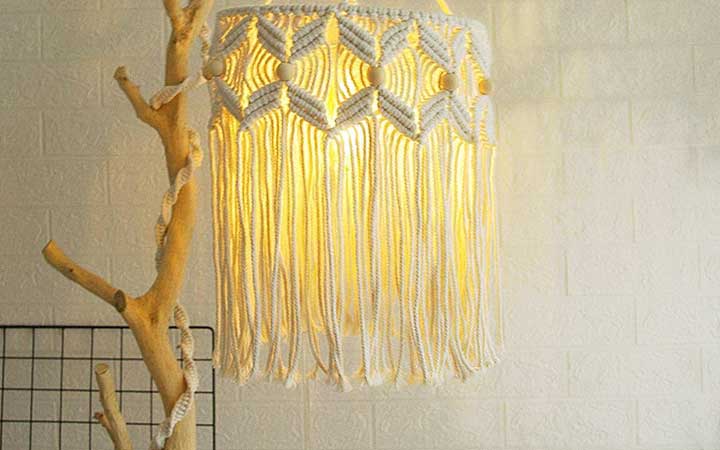 popular bohemian lampshade materials and finishes