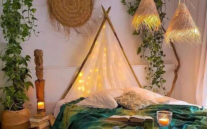 what kind of lighting will be a good fit for bohemian bedroom