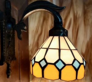 common materials of antique lamps