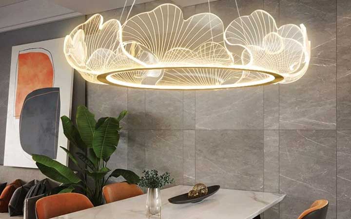 contemporary lamps as statement piece for room decor
