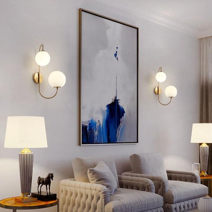 glass wall light for living room
