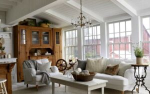 cottage lamps ideas for living rooms with cozy and warm vibes