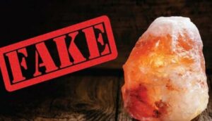 difference between real salt lamp and fake salt lamp