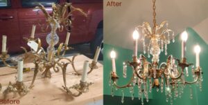 how to restore antique lamps