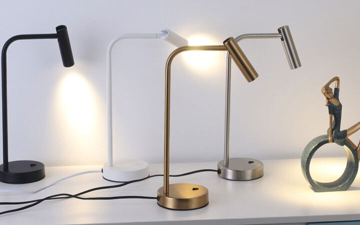 popular colors for minimalist industrial lamps