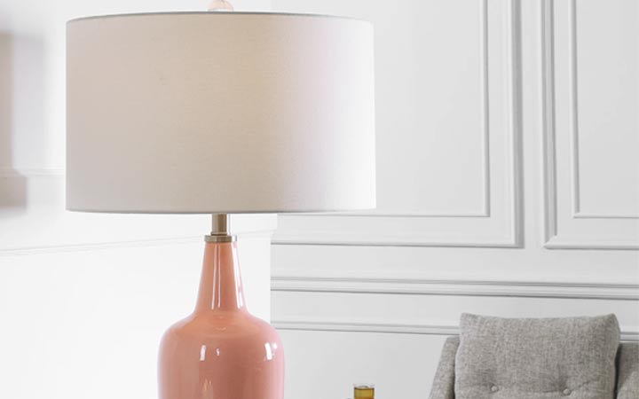popular feminine lamp design materials