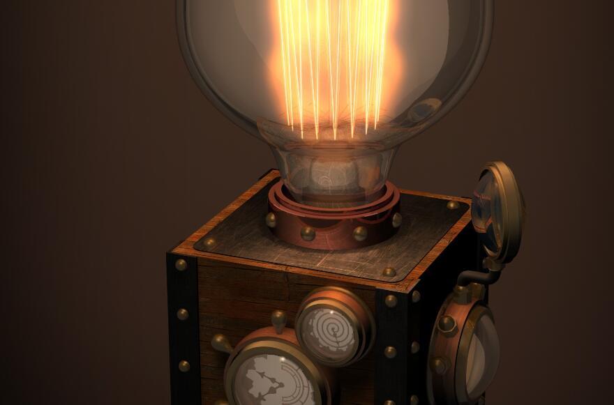 Choosing a Steampunk Lamp with Intricate Glasswork