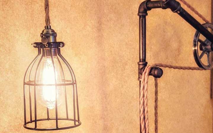 popular traditional industrial lamp materials